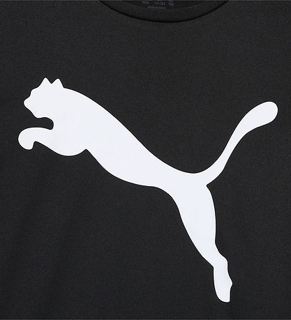 Puma T-shirt - Active Tee - Black w. Print