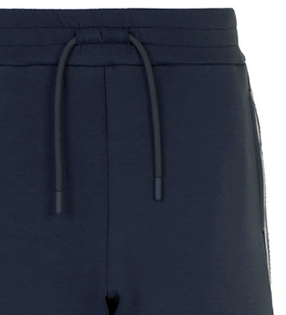 Emporio Armani Hosen - Navy m. Logo-Streifen