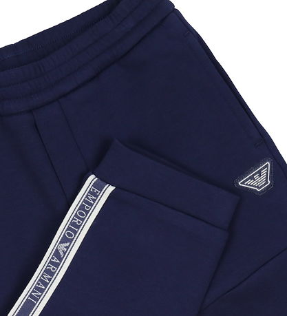 Emporio Armani Byxor - Black Iris m. Logorand