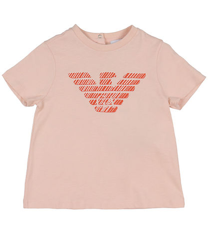 Pink armani t shirt store
