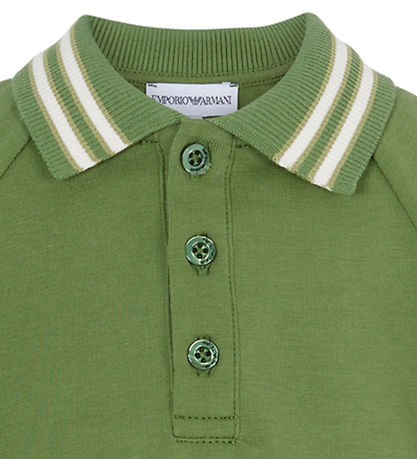 Emporio Armani Polo - Grünkohl m. Weiß