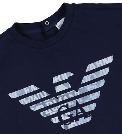 Emporio Armani T-Shirt - Navy m. Logo