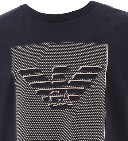 Emporio Armani T-shirt - Navy w. Logo