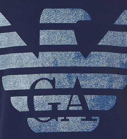 Emporio Armani T-shirts - 3-Pack - Blue/White/Navy w. Print