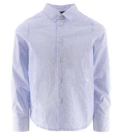 Emporio Armani Shirt - Blue/White Striped