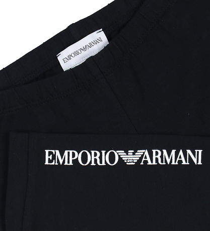 Emporio Armani Leggings - Navy w. White