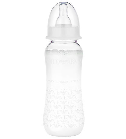 Biberon Emporio Armani - Plastique/Silicone - 240 ml - Blanc