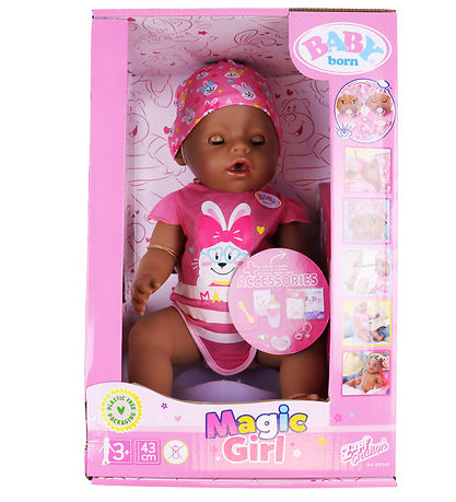 Baby Born Doll - Magic Girl - 43 cm