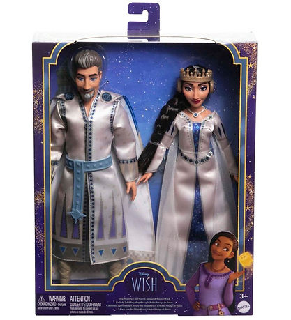 Disney Wish Dolls - 30/27 cm - King Magnifico/Queen Amaya