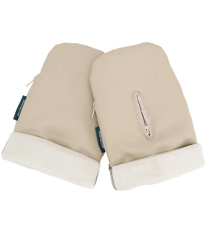 KongWalther Pram Gloves - Østerbro - Cream Fleece