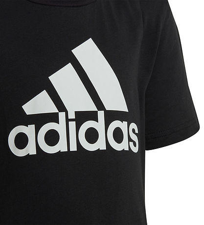 adidas Performance Stuttermabolur - LK BL CO Tee - Svart/Hvítur
