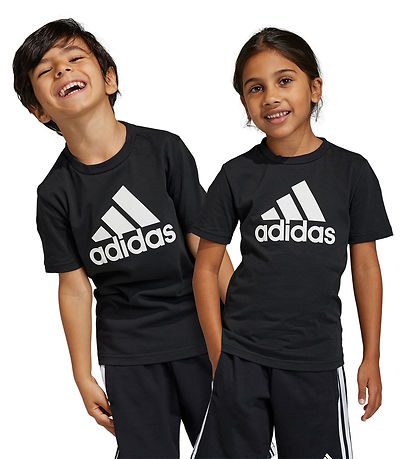 adidas Performance Stuttermabolur - LK BL CO Tee - Svart/Hvítur
