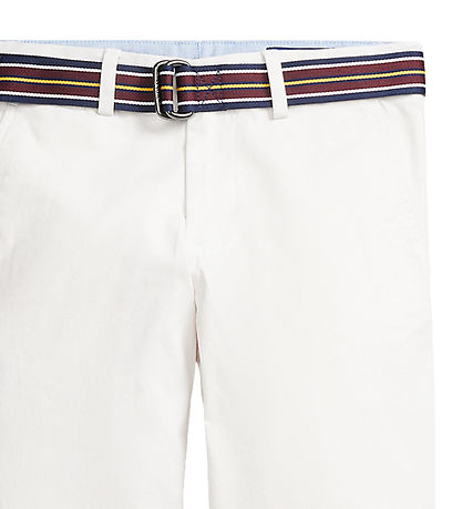 Polo Ralph Lauren Byxor - Bedford - C Core - Vit m. Bälte