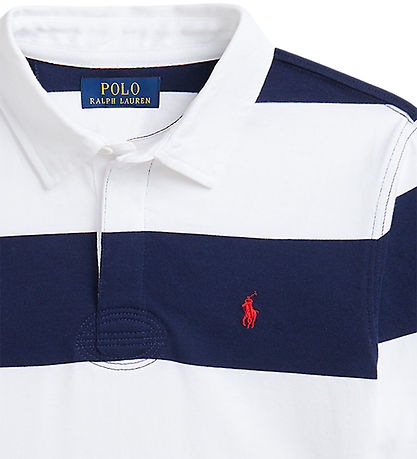 Polo Ralph Lauren Polobluse - C Core - Navy/Weiß gestreift