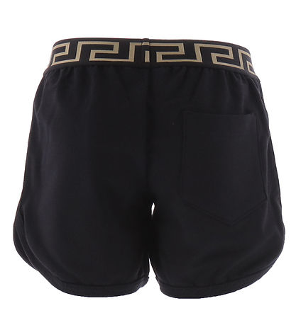 Shorts en Molleton Versace - Noir av. Or