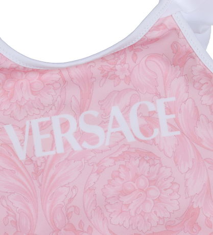 Versace Badeanzug - Rosa/Weiß m. Print