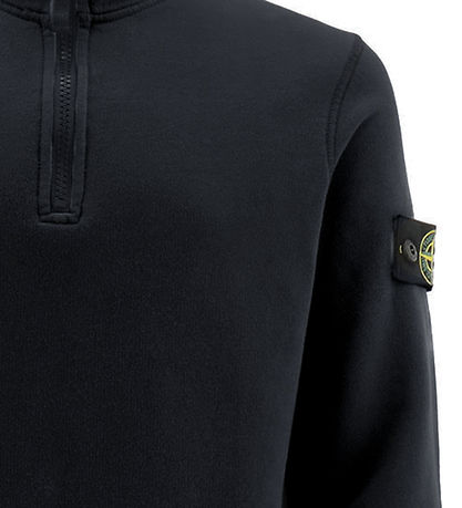 Stone Island Sweatshirt w. Zipper - Navy