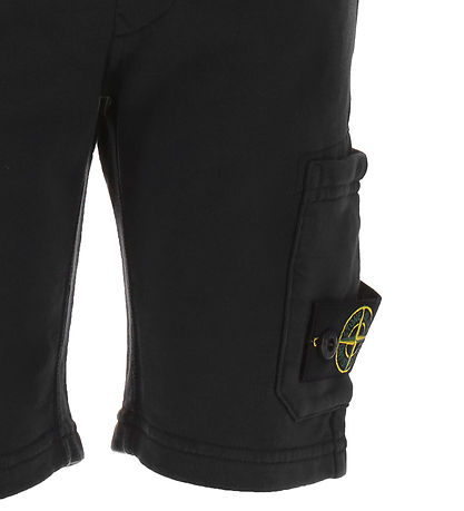 Stone Island Sweat Shorts - Black