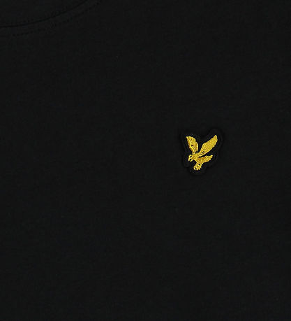 Lyle & Scott Stuttermabolur - Jet Black