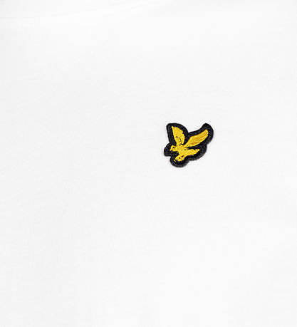 Lyle & Scott Stuttermabolur - Hvítt