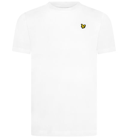 Lyle & Scott Stuttermabolur - Hvítt