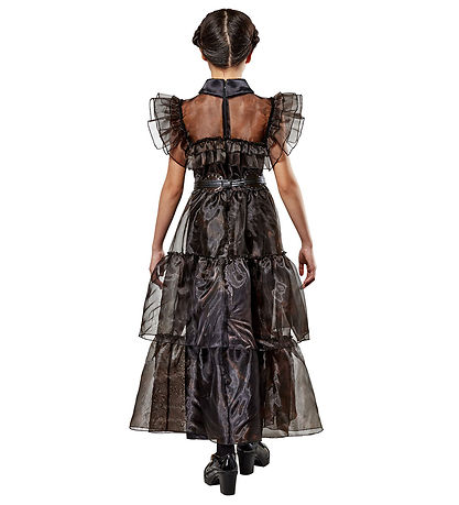 Rubies Búningur - Wednesday Addams Deluxe Rave'N Dress