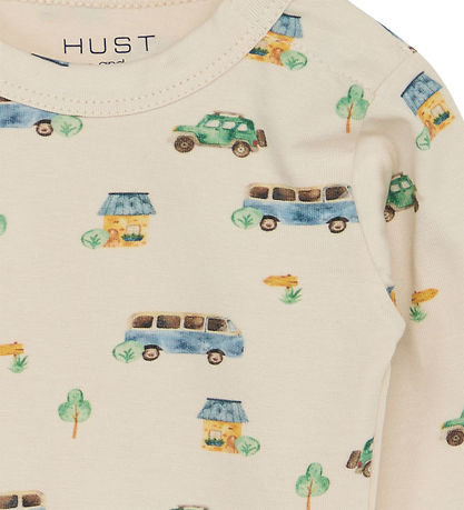 Hust and Claire Romper l/s - HCBilly - Franse ork m. Print