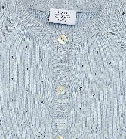 Gilet Hust and Claire - Tricoté - HCCillja - Blue Lin
