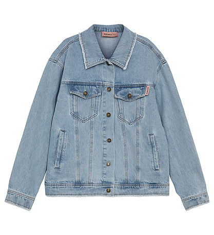 Jaket denim oversize on sale