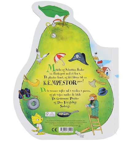 Forlaget Gyldendal Book - Point and Find the Giant Pear - Danish