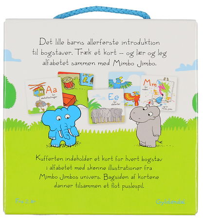 Forlaget Gyldendal Book - Jimbo's Little ABC Cardboard Suitcase 