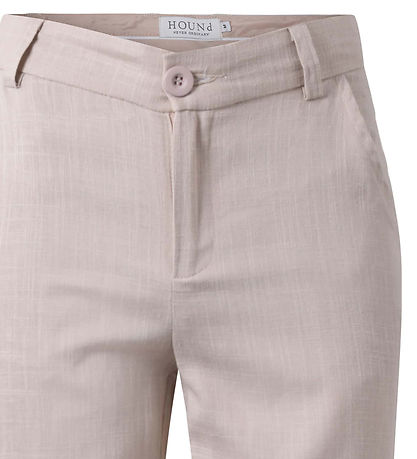Hound Trousers - Linen - Beige