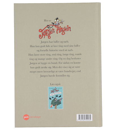 Gads Forlag Book - Jørgen Penguin Builds a Dog Called Arne