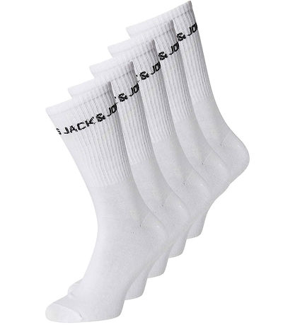 Jack & Jones Socks - JacBasic - 5-Pack - White