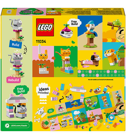 LEGO® Classic+ - Luovat lemmikit 11034 - 450 Osaa
