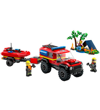 LEGO® City - 4x4 Fire Truck with Rescue Boat 60412 - 30