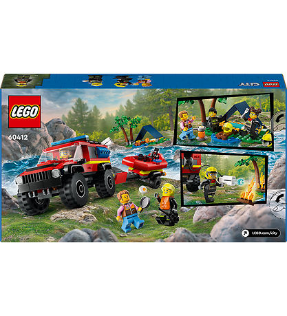 LEGO® City - 4x4 Fire Truck with Rescue Boat 60412 - 30