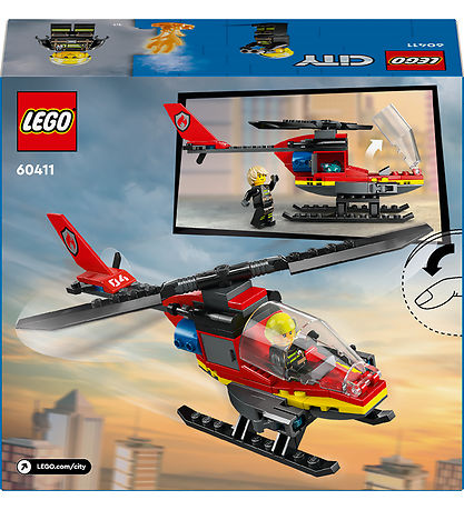LEGO City - Brandweerhelikopter 60411 - 85 Onderdelen