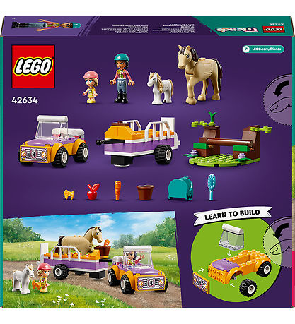 LEGO® Friends - Pferde- und Pony-Anhänger 42634 - 105 Teile