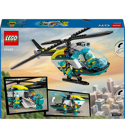 LEGO City - Emergency Rescue Helicopter 60405 - 226 Parts