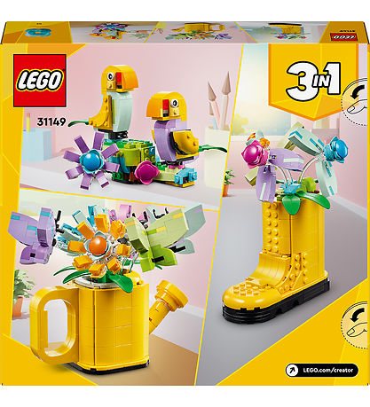 LEGO® Creator - Les fleurs dans l'arrosoir - 31149 - 3-en-1 - 42