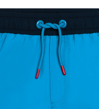 HUGO Shorts de Bain - lectrique Blue av. Marine