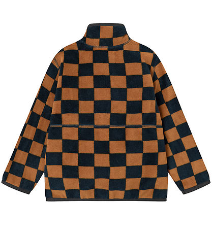 Wood Wood Fleece Jacket - Don - Eternal Blue/Golden Brown