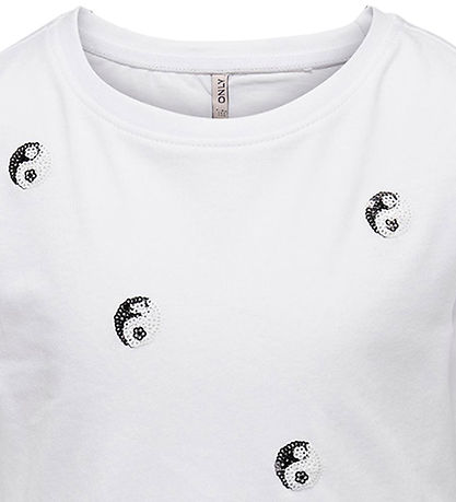 Kids Only T-paita - KogKita Yin Yang - Bright White