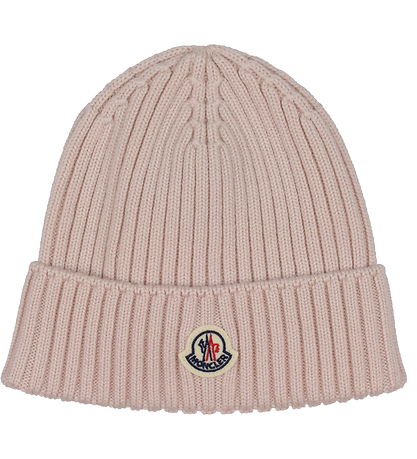 Moncler Prjónahúfa - Ull - Bleikt
