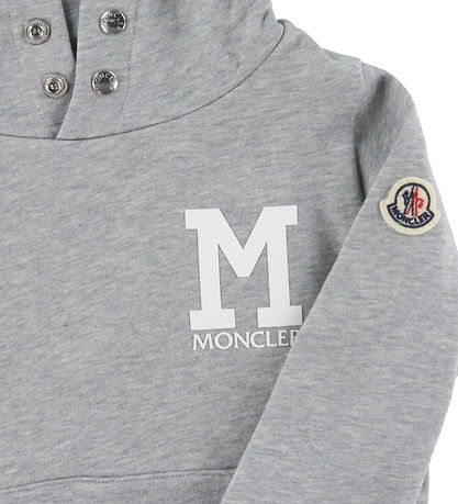 Moncler Kapuzenpullover - Grau Meliert
