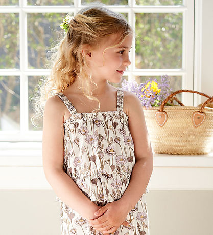Müsli Jumpsuit - Crocus - Conditioner Cream/Orchid/Corn