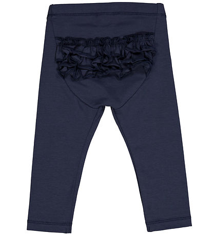 Msli Trousers - Cozy Me Frill - Night Blue