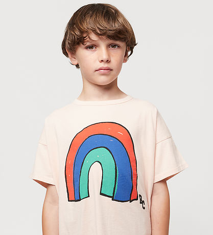 Bobo Choses T-shirt - Rainbow - Light Pink