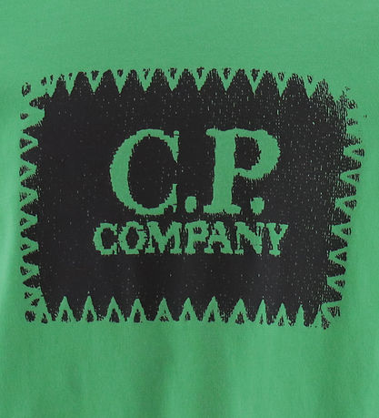 C.P. Company Stuttermabolur - Classic+ Green M. Svart